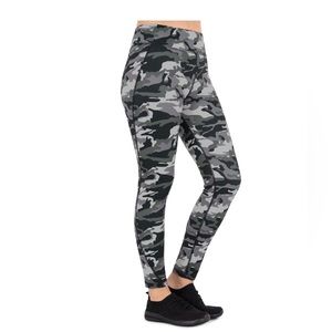 ATHLETIC WORKS Womens Leggings Size XL 16-18 Camouflage NWOT